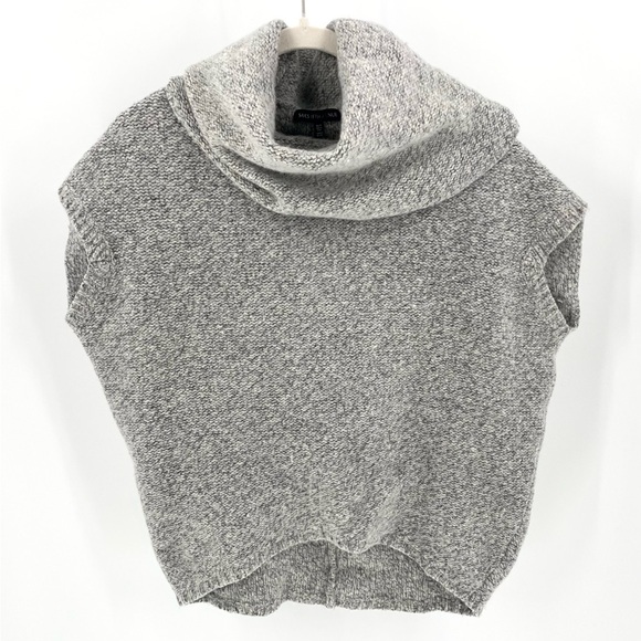 SAKS FIFTH AVE - Cowl Neck Cap Sleeve Wool Top - Picture 1 of 7
